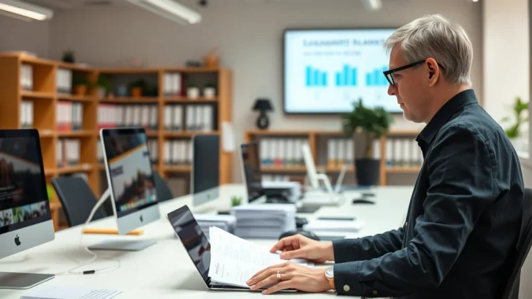 Professional learning office and administrative skills in a modern workspace