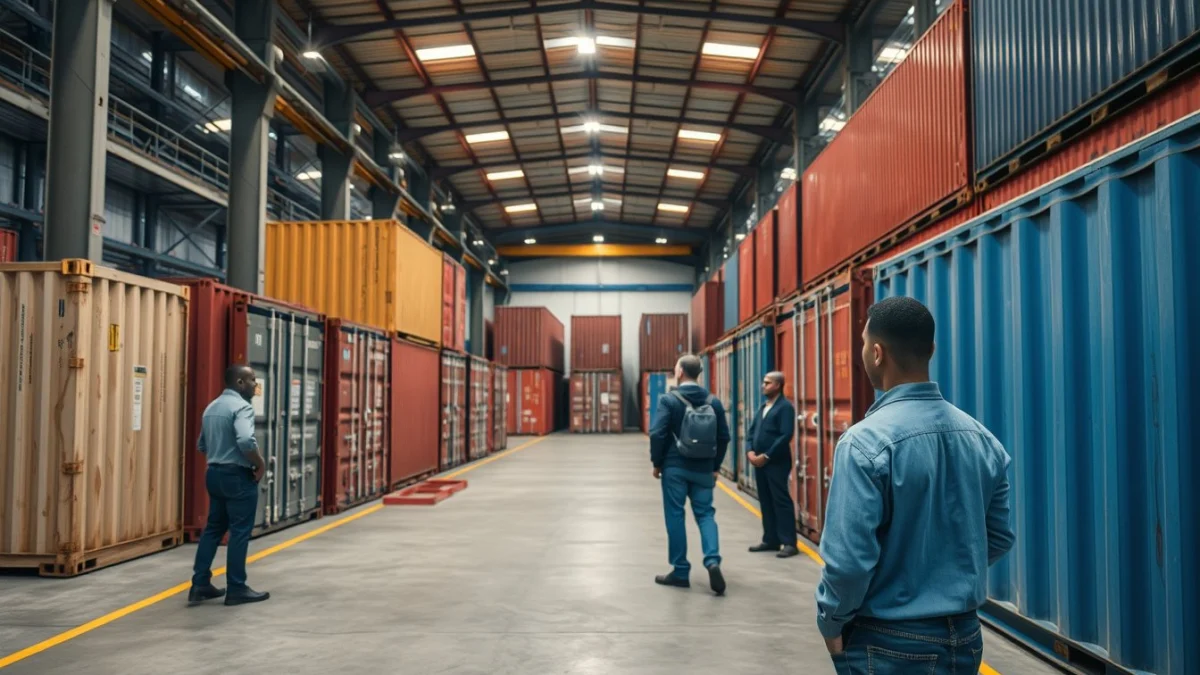 Person learning understanding shipping and cargo manifests in a modern educational setting