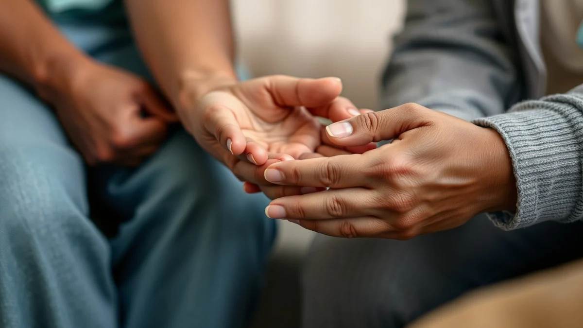 Learner studying caregiving skills in a professional training environment