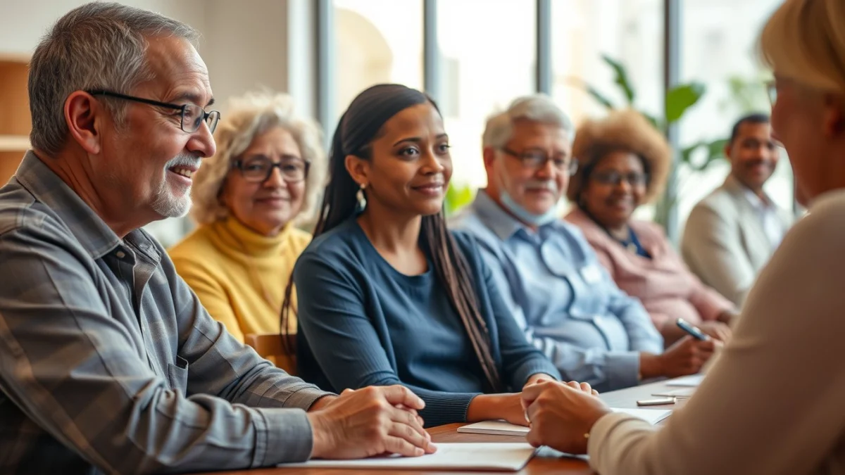 Learner studying caregiving skills in a professional training environment