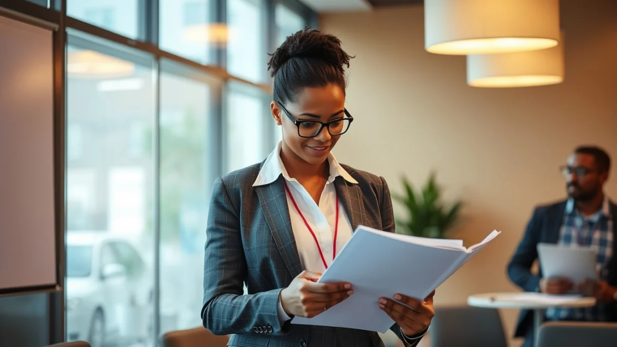 Professional learning office and administrative skills in a modern workspace