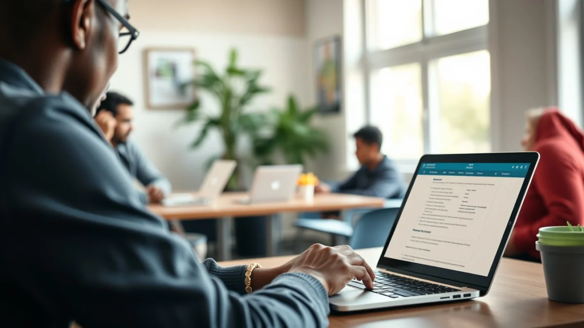 Professional learning office and administrative skills in a modern workspace
