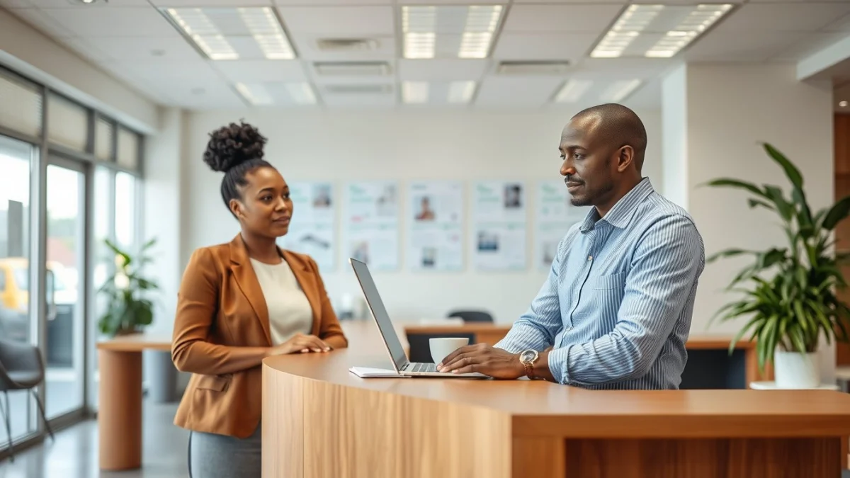 Professional learning office and administrative skills in a modern workspace