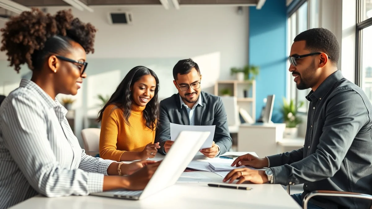 Professional learning office and administrative skills in a modern workspace