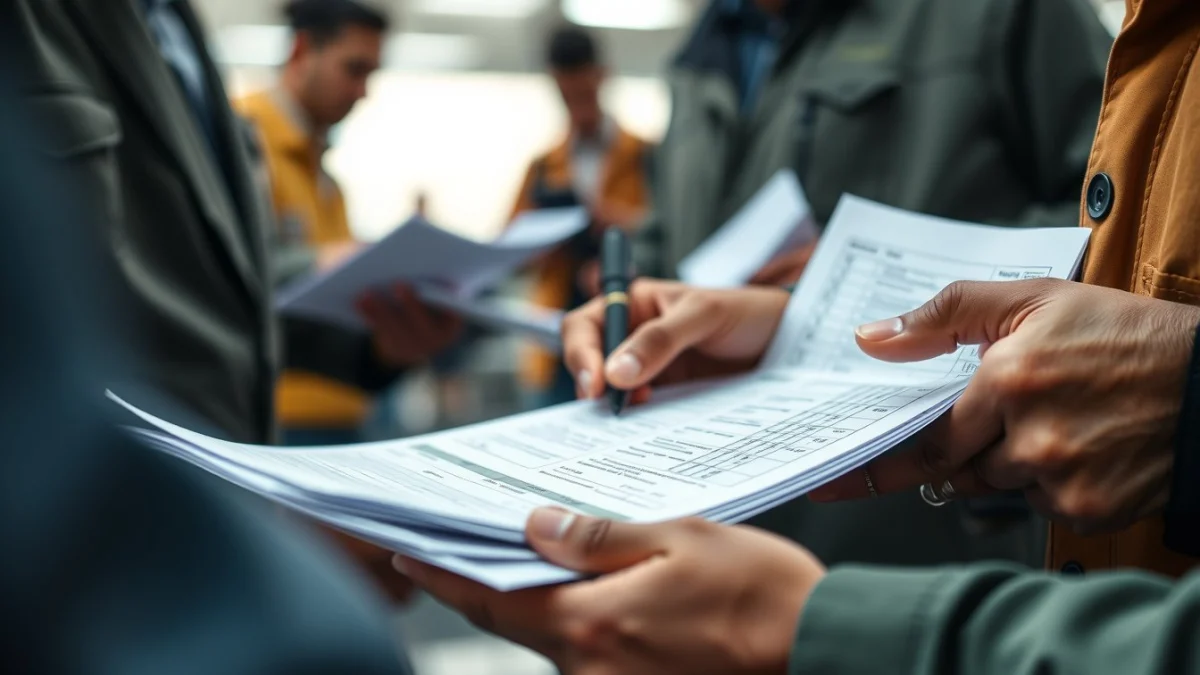 Person learning using dispatch forms and checklists effectively in a modern educational setting