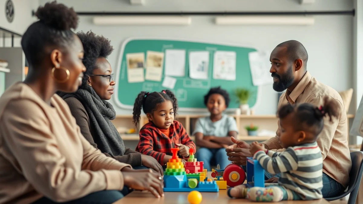 Person learning using educational toys and materials effectively in a modern educational setting
