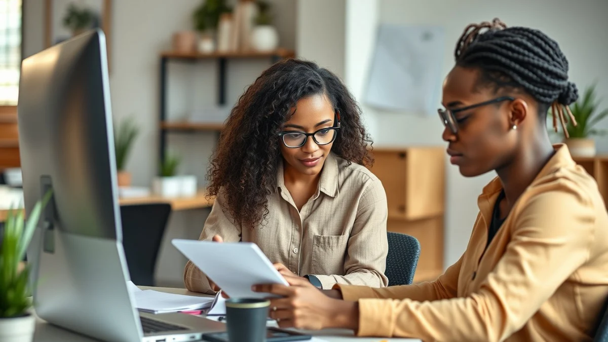 Professional learning office and administrative skills in a modern workspace