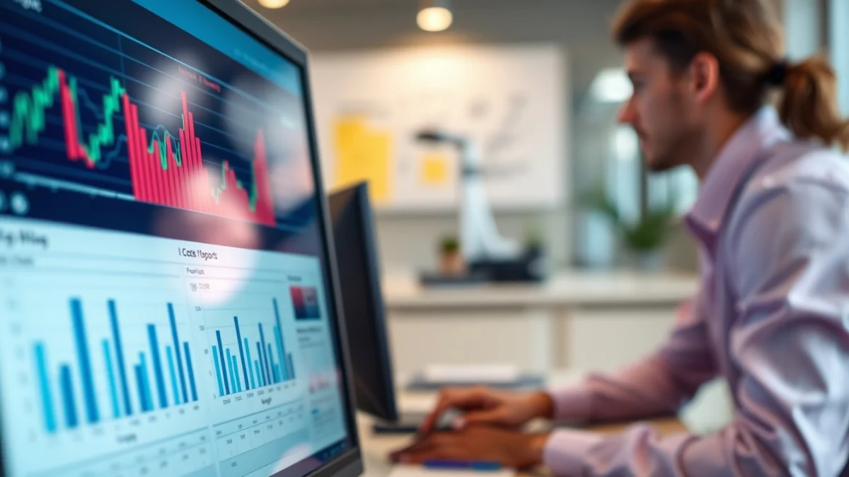 Person learning using job cost reports to monitor finances in a modern educational setting