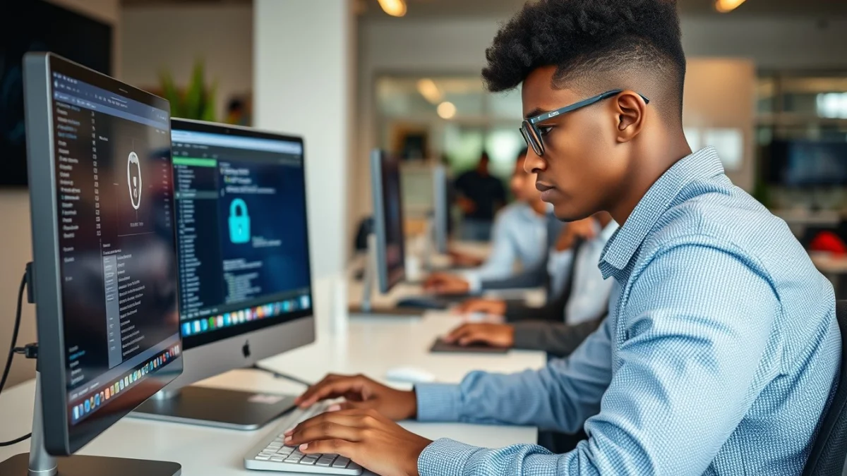 Professional learning cyber security skills in a modern digital workspace
