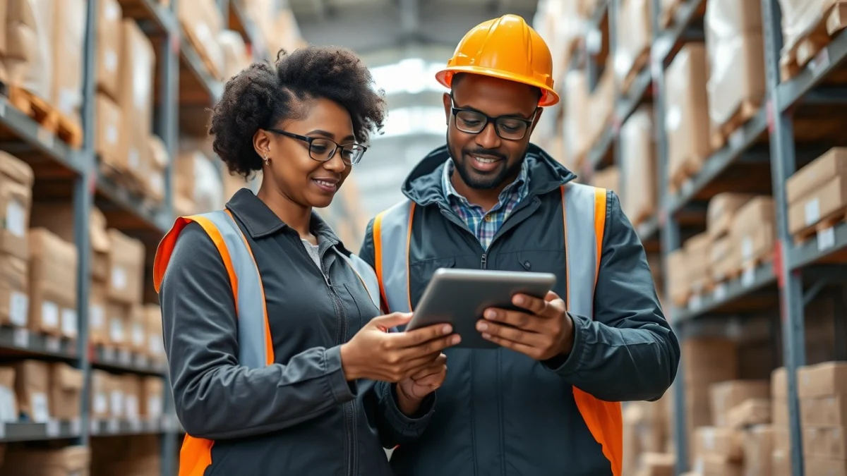 Person learning warehouse supervisor skills employers are looking for in a modern educational setting