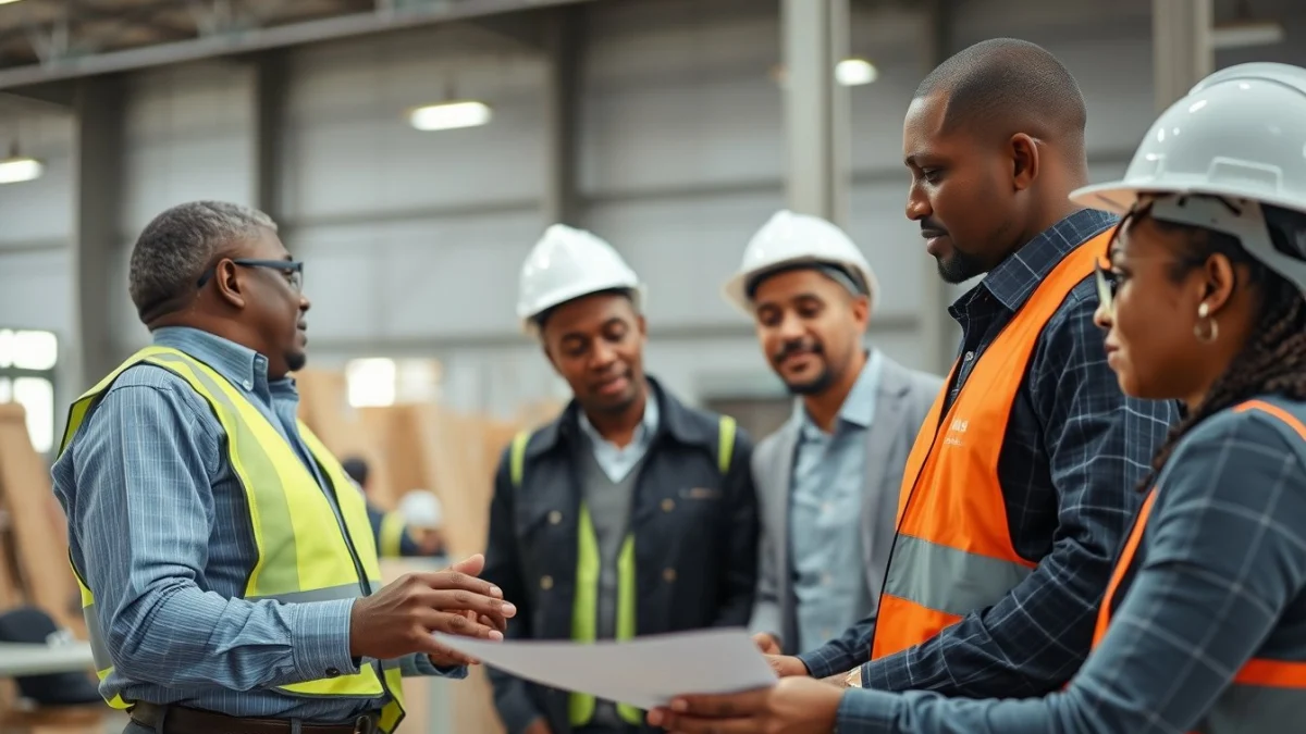 Person learning what documents are required for construction tenders in a modern educational setting