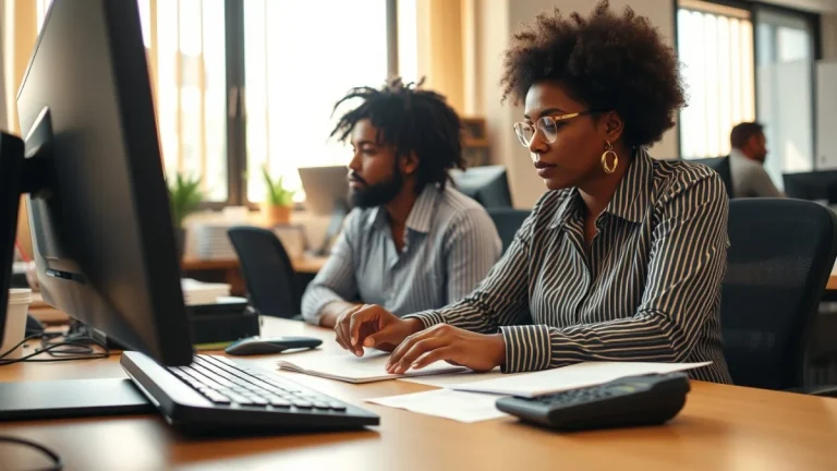 Professional learning office and administrative skills in a modern workspace