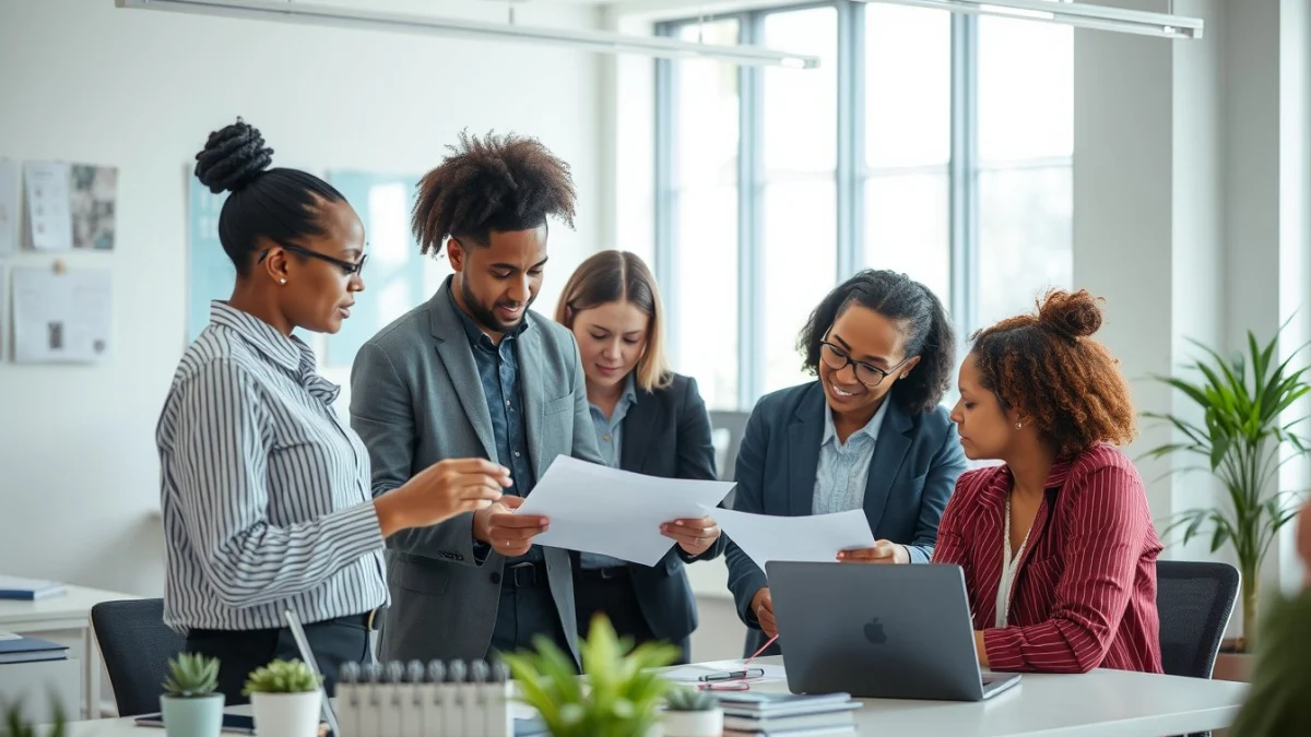 Professional learning office and administrative skills in a modern workspace