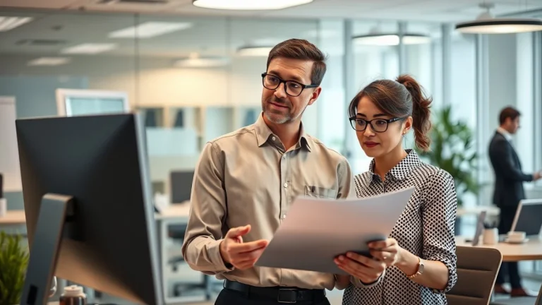 Professional learning office and administrative skills in a modern workspace