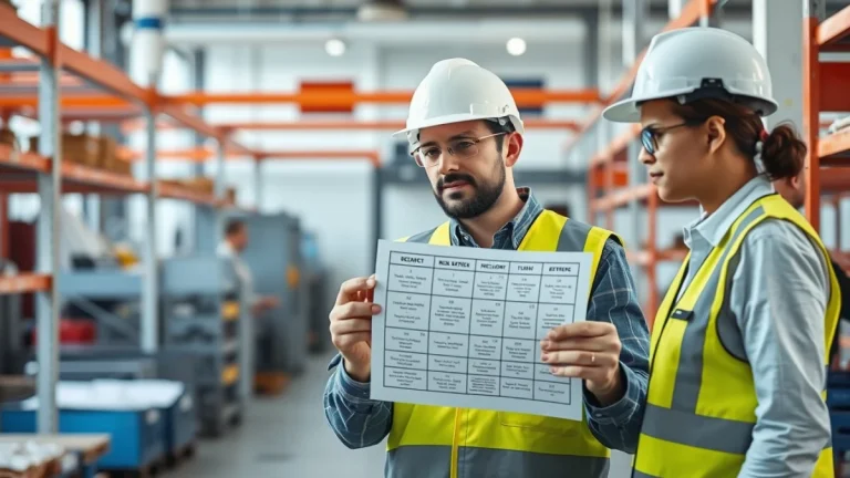 Learner studying workplace safety skills in a clean training environment