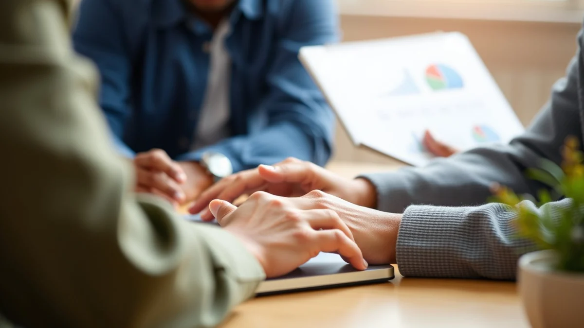 Person learning e-commerce marketing in a modern educational setting