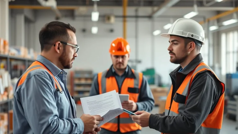 Learner studying workplace safety skills in a clean training environment