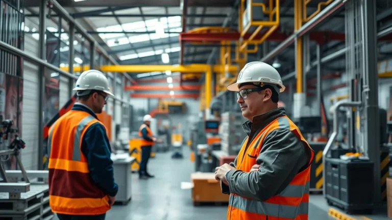 Learner studying workplace safety skills in a clean training environment