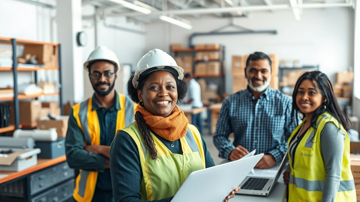 Person learning workplace safety standards and protocols in a modern educational setting