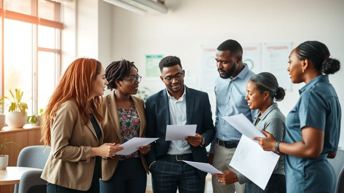 Professional learning office and administrative skills in a modern workspace